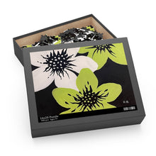 Load image into Gallery viewer, "Lime & White Flowers" Puzzle