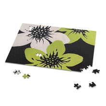 Load image into Gallery viewer, "Lime & White Flowers" Puzzle