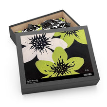 Load image into Gallery viewer, "Lime & White Flowers" Puzzle