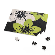 Load image into Gallery viewer, &quot;Lime &amp; White Flowers&quot; Puzzle
