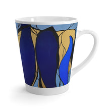 Load image into Gallery viewer, &quot;Composition in blue - Latte Mug&quot;
