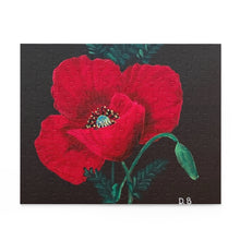 Load image into Gallery viewer, &quot;Red Poppy&quot; Puzzle

