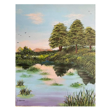 Load image into Gallery viewer, &quot; Late Summer by the pond&quot;
